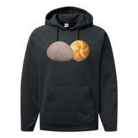 A Rock And A Roll ItS A Rock And A Roll Pictogram Performance Fleece Hoodie