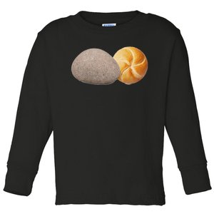 A Rock And A Roll ItS A Rock And A Roll Pictogram Toddler Long Sleeve Shirt