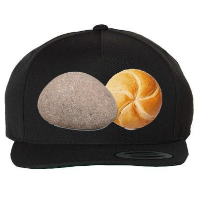 A Rock And A Roll ItS A Rock And A Roll Pictogram Wool Snapback Cap