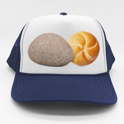 A Rock And A Roll ItS A Rock And A Roll Pictogram Trucker Hat