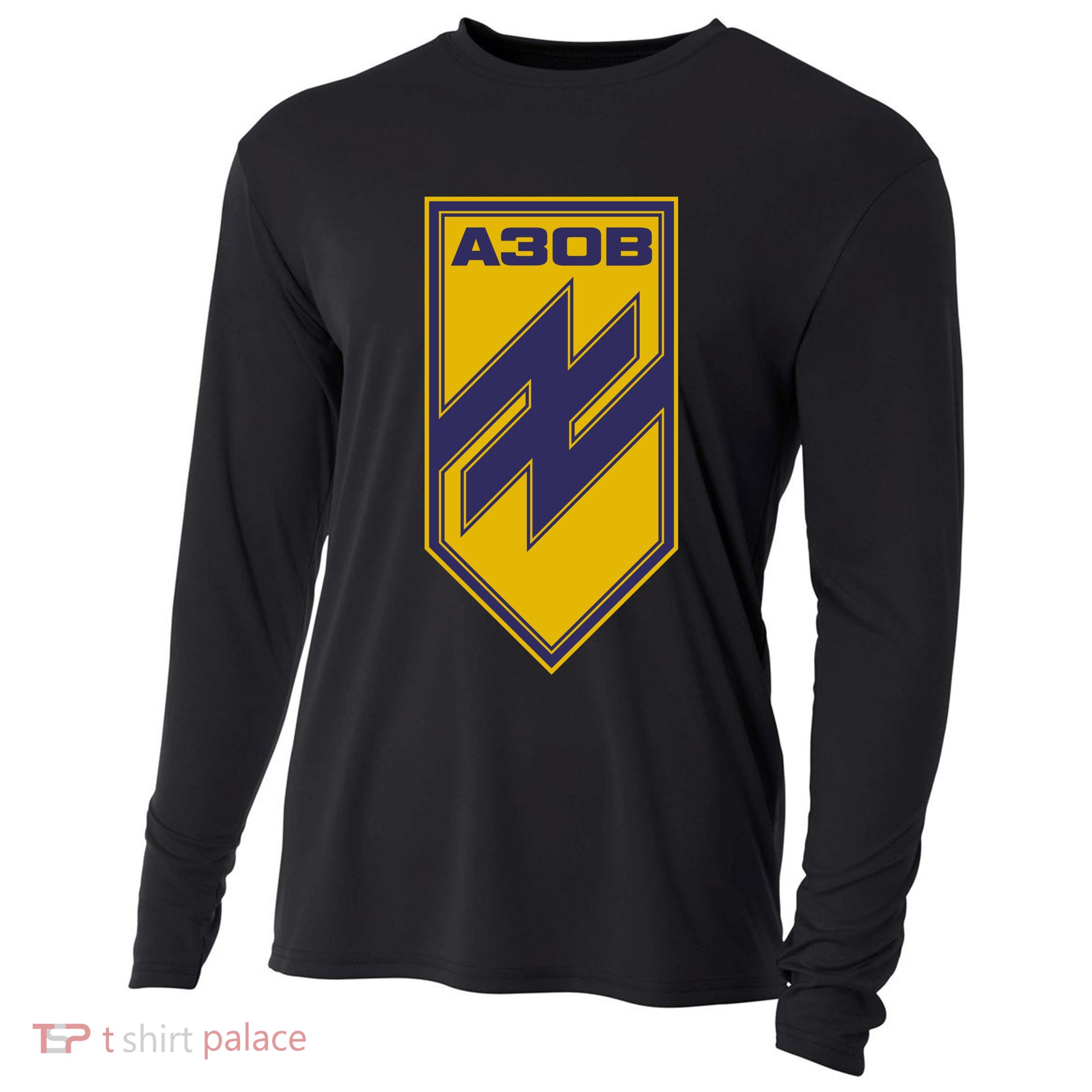 Azov Regiment A30B Azov Battalion Ukraine Cooling Performance Long Sleeve Crew