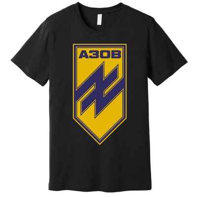 Azov Regiment A30B Azov Battalion Ukraine Premium T-Shirt