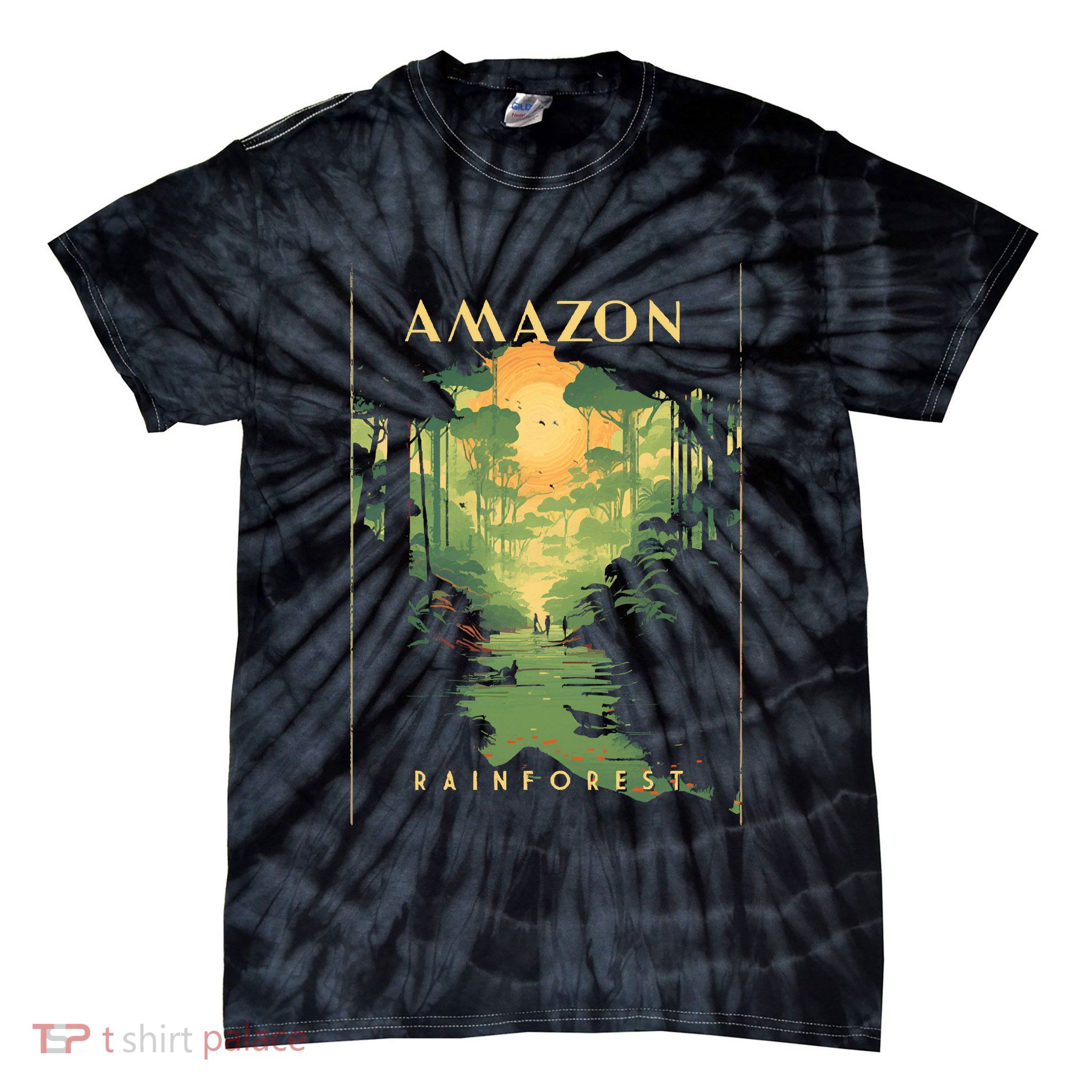 Amazon Rainforest Tie-Dye T-Shirt