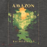 Amazon Rainforest Vector Backpack
