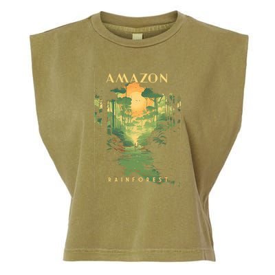 Amazon Rainforest Garment-Dyed Women's Muscle Tee