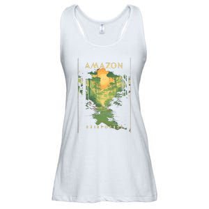 Amazon Rainforest Ladies Essential Flowy Tank