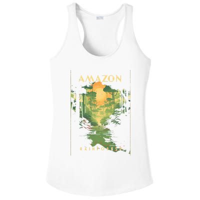 Amazon Rainforest Ladies PosiCharge Competitor Racerback Tank