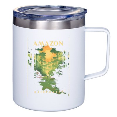 Amazon Rainforest 12oz Stainless Steel Coffee Mug