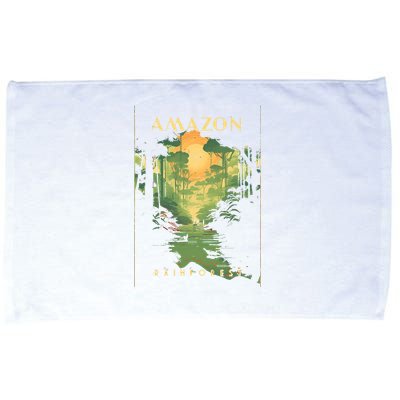 Amazon Rainforest Microfiber Hand Towel
