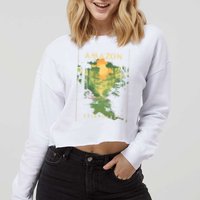 Amazon Rainforest Cropped Pullover Crew