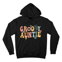 Auntie Retro Aunt Matching Family Hoodie