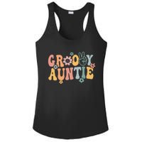 Auntie Retro Aunt Matching Family Ladies PosiCharge Competitor Racerback Tank