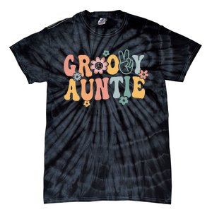 Auntie Retro Aunt Matching Family Tie-Dye T-Shirt