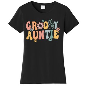 Auntie Retro Aunt Matching Family Women's T-Shirt