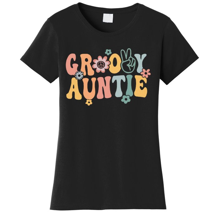 Auntie Retro Aunt Matching Family Women's T-Shirt