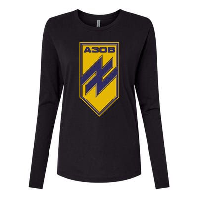 Azov Regiment A30B Azov Battalion Ukraine Womens Cotton Relaxed Long Sleeve T-Shirt