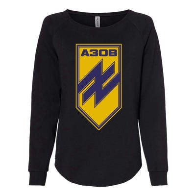 Azov Regiment A30B Azov Battalion Ukraine Womens California Wash Sweatshirt