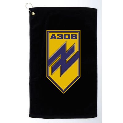 Azov Regiment A30B Azov Battalion Ukraine Platinum Collection Golf Towel