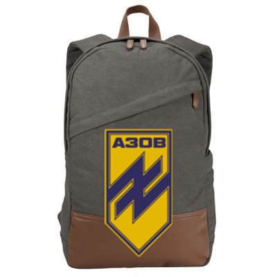 Azov Regiment A30B Azov Battalion Ukraine Cotton Canvas Backpack