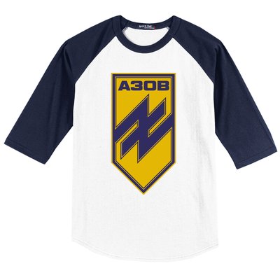 Azov Regiment A30B Azov Battalion Ukraine Baseball Sleeve Shirt