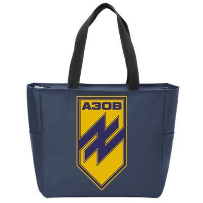 Azov Regiment A30B Azov Battalion Ukraine Zip Tote Bag