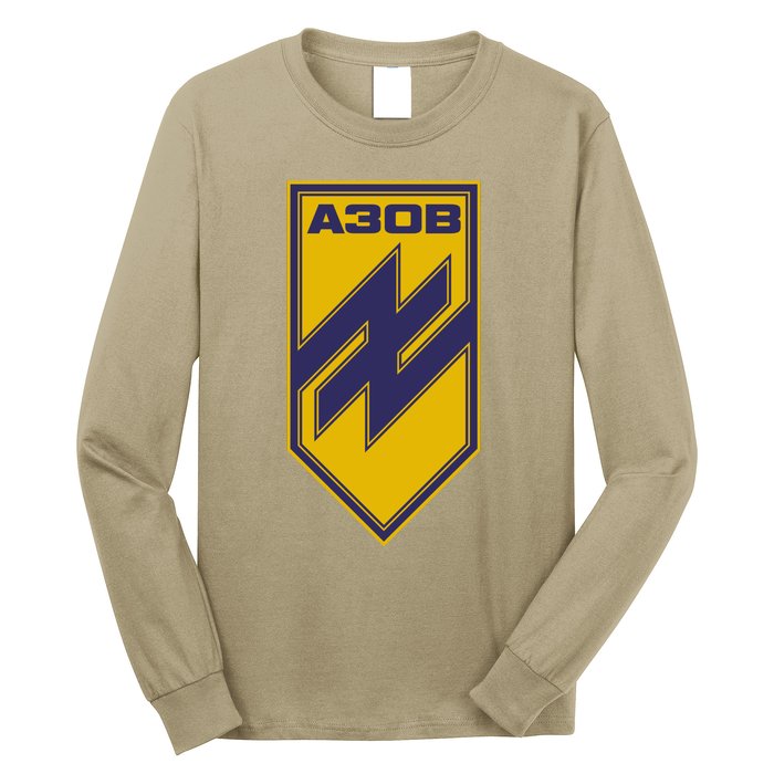 Azov Regiment A30B Azov Battalion Ukraine Long Sleeve Shirt