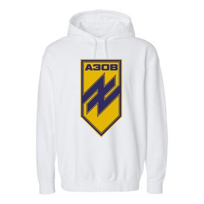 Azov Regiment A30B Azov Battalion Ukraine Garment-Dyed Fleece Hoodie