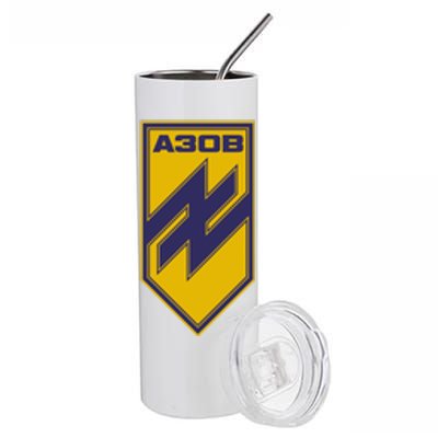 Azov Regiment A30B Azov Battalion Ukraine Stainless Steel Tumbler