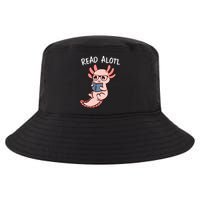 Axolotl Reading A Book, Read Alotl Books Funny Axolotl Book Cool Comfort Performance Bucket Hat