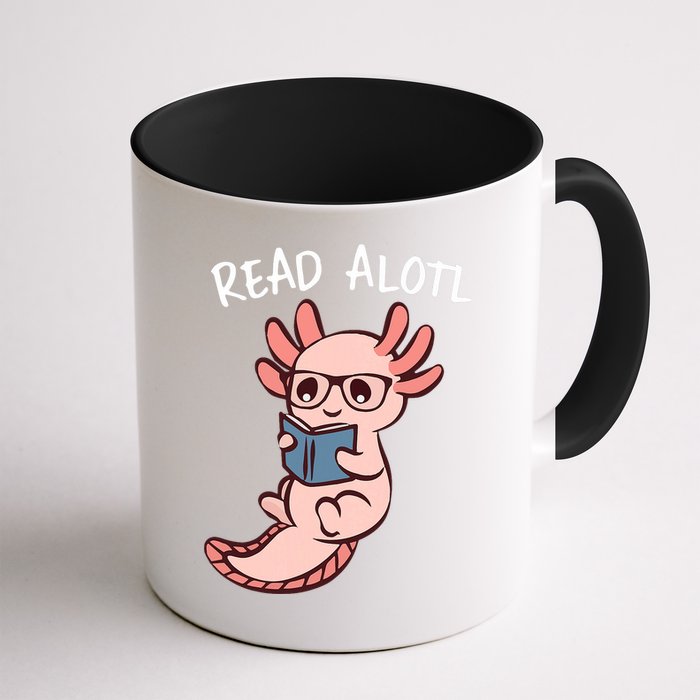 Axolotl Reading A Book, Read Alotl Books Funny Axolotl Book Mug