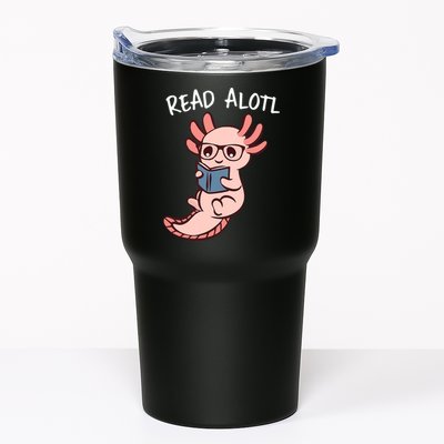 Axolotl Reading A Book, Read Alotl Books Funny Axolotl Book Tumbler