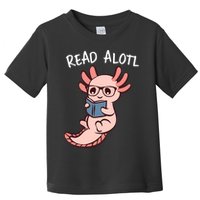 Axolotl Reading A Book, Read Alotl Books Funny Axolotl Book Toddler T-Shirt