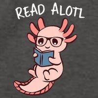 Axolotl Reading A Book, Read Alotl Books Funny Axolotl Book Vector Backpack