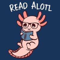 Axolotl Reading A Book, Read Alotl Books Funny Axolotl Book Infant Baby Jersey Bodysuit