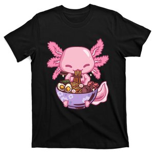 Axolotl Ra Anime Kawaii Eating T-Shirt