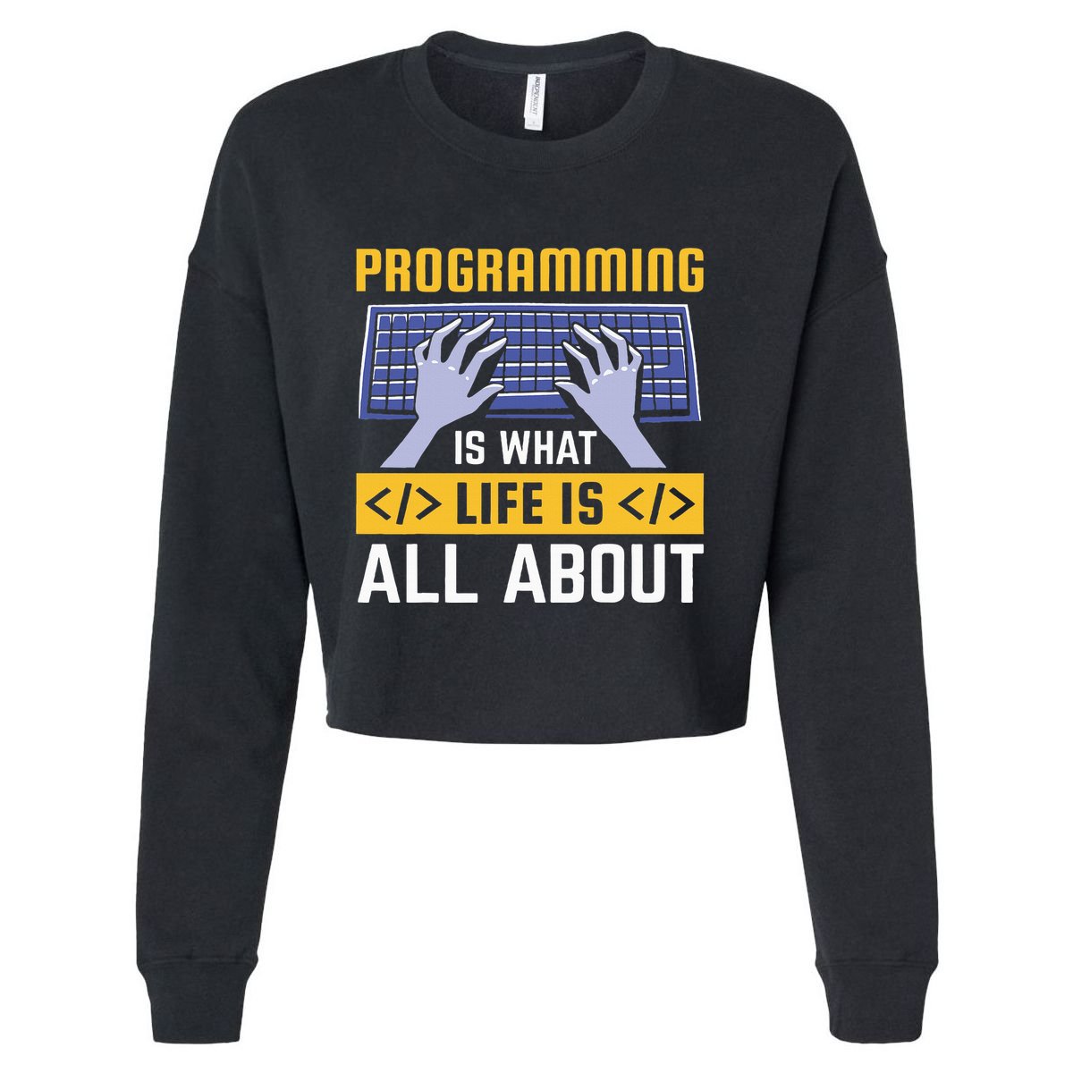 Ai Researcher Cropped Pullover Crew