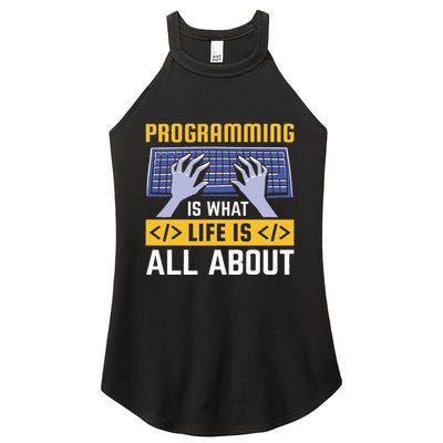 Ai Researcher Women's Perfect Tri Rocker Tank