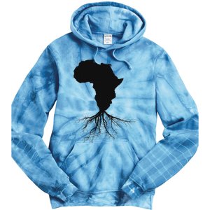 Africa Roots African Expat Pan African Continent Map Tie Dye Hoodie