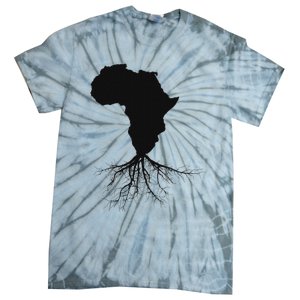 Africa Roots African Expat Pan African Continent Map Tie-Dye T-Shirt