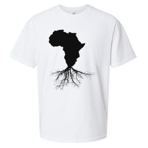 Africa Roots African Expat Pan African Continent Map Sueded Cloud Jersey T-Shirt