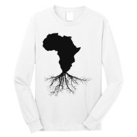 Africa Roots African Expat Pan African Continent Map Long Sleeve Shirt