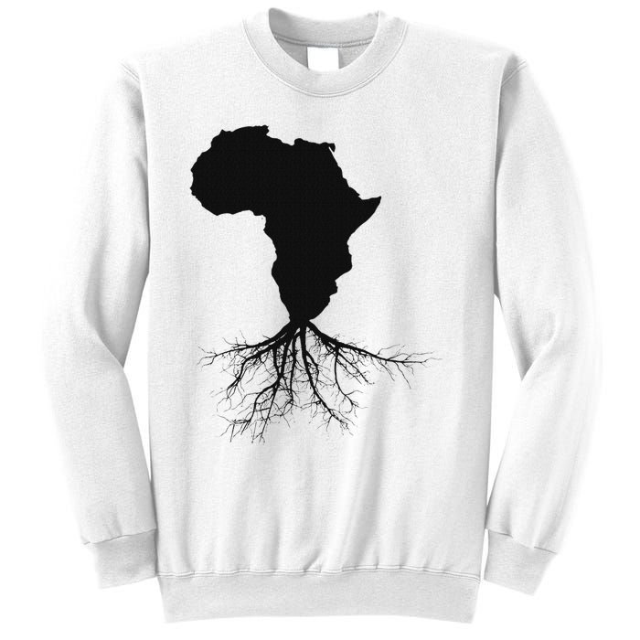 Africa Roots African Expat Pan African Continent Map Sweatshirt