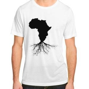 Africa Roots African Expat Pan African Continent Map Adult ChromaSoft Performance T-Shirt