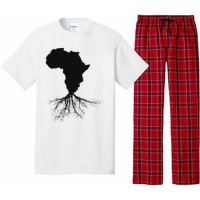 Africa Roots African Expat Pan African Continent Map Pajama Set