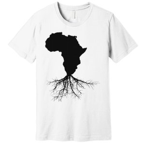 Africa Roots African Expat Pan African Continent Map Premium T-Shirt