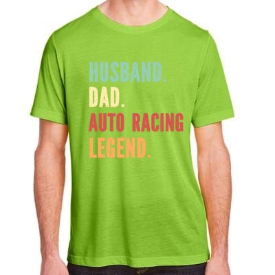 Auto Racing Athlete Dad Husband Father Gift Adult ChromaSoft Performance T-Shirt