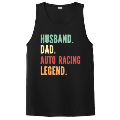 Auto Racing Athlete Dad Husband Father Gift PosiCharge Competitor Tank