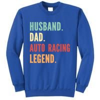 Auto Racing Athlete Dad Husband Father Gift Sweatshirt