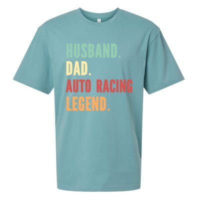 Auto Racing Athlete Dad Husband Father Gift Sueded Cloud Jersey T-Shirt