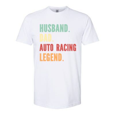 Auto Racing Athlete Dad Husband Father Gift Softstyle CVC T-Shirt